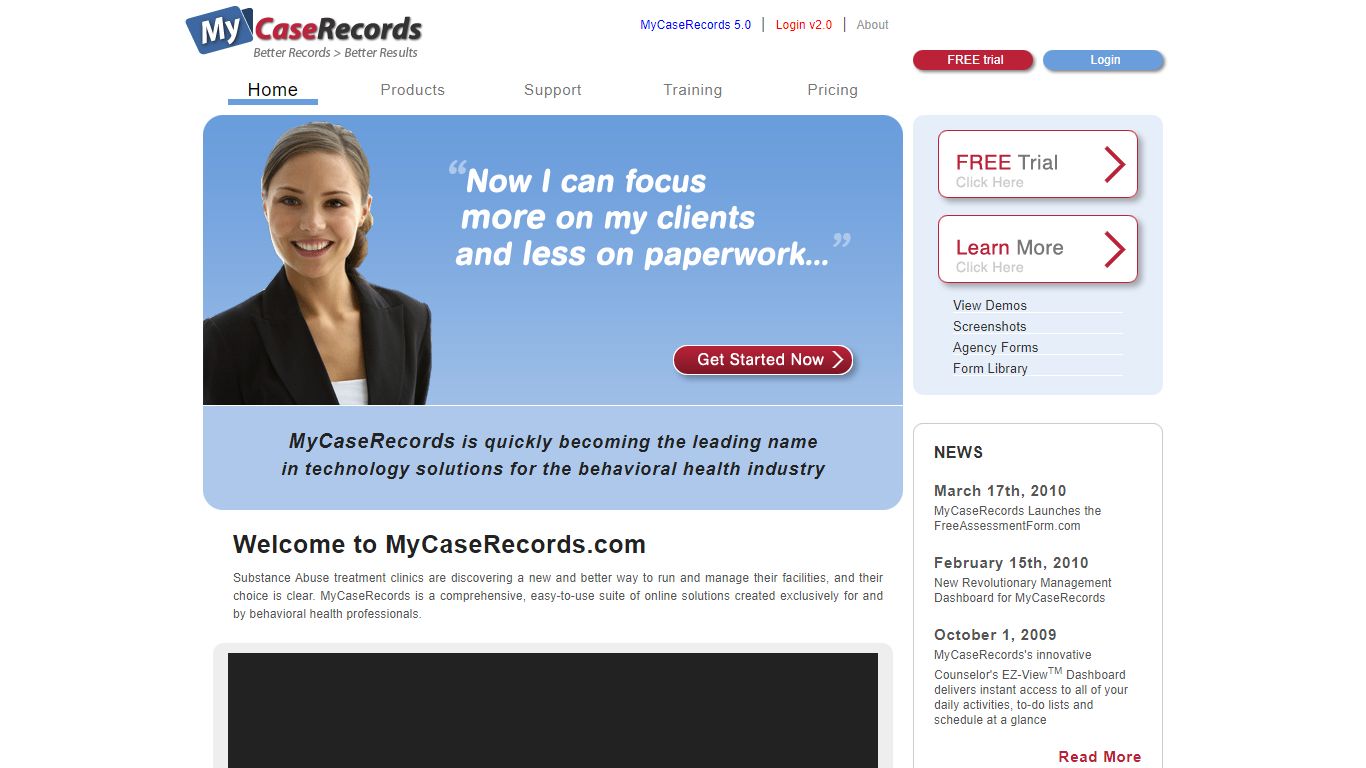 MyCaseRecords - Case Management System for Substance Abuse Facilities ...